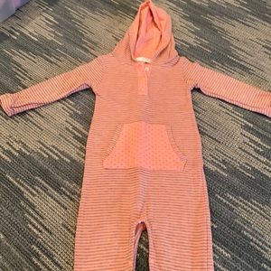 Oliver and Adelaide long sleeve hooded romper